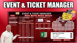 Learn How To Create Your Own Event & Ticket Managing Application In Excel [Masterclass + Download]