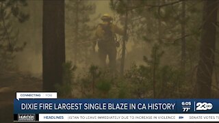 Dixie Fire shows no signs of slowing