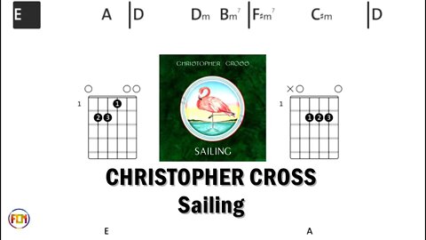 CHRISTOPHER CROSS Sailing - (Chords & Lyrics like a Karaoke) HD