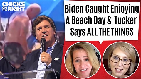 Biden Caught Being The Beach Bunny, Tucker Talks Jan. 6th, & Dana White SHUTS DOWN Stupid Question