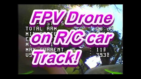 fpv drone on my RC car track FULL PACK UNCUT ( Diamond Hands) lol 😾🖑🖐