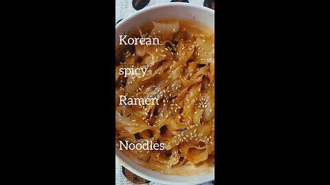 Spicy Ramen Fettuccine Recipe| spicy noodles | Ramen noodles | Korean noodles | spicy ramen noodles