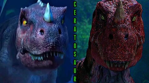 Jurassic World: Camp Cretaceous Dinosaur Comparison - JP3 CERATOSAURUS