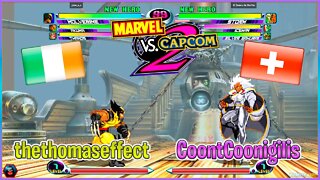 Marvel Vs. Capcom 2 New Age of Heroes (thethomaseffect Vs. CoontCoonigilis) [Ireland Vs Switzerland]