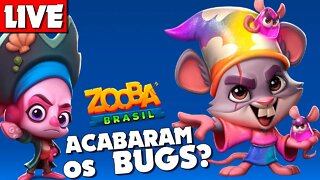 FIM DOS BUGS DO JOGO? kkkkk VEM JOGAR! ZOOBA: Jogo de Batalha Animal LIVE #76