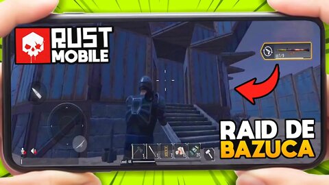 PROJECT EVO - RAID DE BAZUCA ( MOSTRANDO A MIRA 4x / 8x e SMOKE ) RUST MOBILE