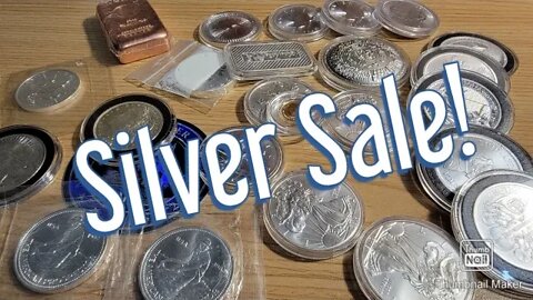 I'm selling my silver stack...