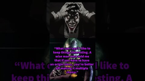 Joker explains his origin to Hugo Strange #shorts