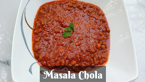 Masala Chola | মসলাদার ছোলা রেসিপি | Quick and Easy Chickpea Curry Recipe