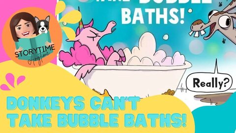 Australian Kids book read aloud - Donkeys Can't Take Bubble Baths! by Pragya Tomar