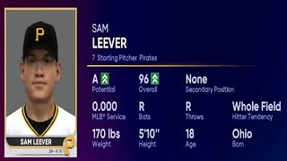 How To Create Sam Leever Mlb The Show 22