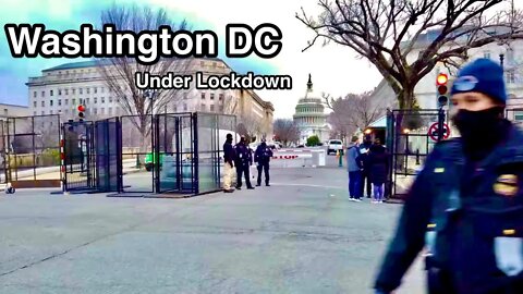 Washington DC National Guard Lockdown - Inside the Restricted Area