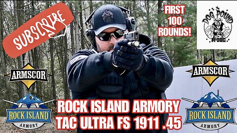 ROCK ISLAND ARMORY TAC ULTRA FS 1911 45 ACP REVIEW! FIRST 100 ROUNDS!
