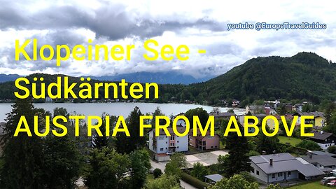 Klopeiner See Austria from above
