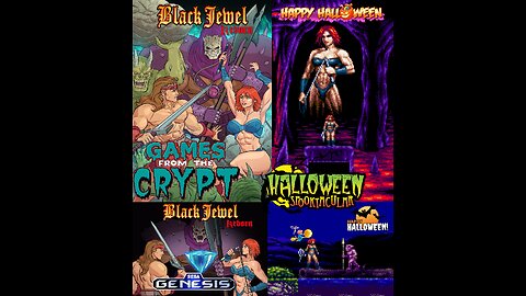 Games From The Crypt 2023 - Black Jewel Reborn (Sega Genesis Homebrew Demo) [Female Amazon Warrior Battles against an Army of Deadly Goblins]