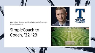 A SimpleCoach to Coach Interview with Gary Boughton, Head Women's Coach at Trine University