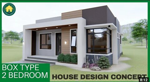 2 BEDROOM BOX TYPE HOUSE DESIGN IDEA