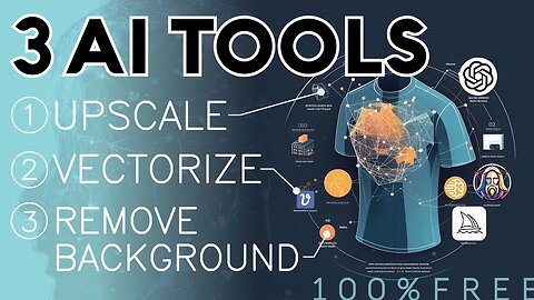 FREE AI Image Upscaler, Vectorizer and Background Remover: Midjourney Ideogram Resolution Enchancer