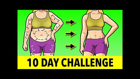 10 Day Challenge-10 Minute Workout To Lose Fat Fast