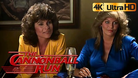 Cannonball Run (1981) Prt5 Cannonball Bar Scene JJ & Victor Look For Patients 4K HDR