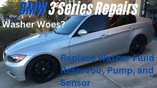 Repair BMW 3 Series Washer Fluid Reservoir, Pump, and Sensor