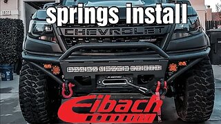 Chevrolet Colorado ZR2 Eibach Front Springs Install | DIY
