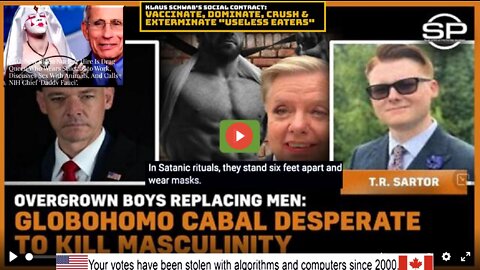 Overgrown Boys Replacing Men: Globohomo Cabal Desperate To Kill Masculinity