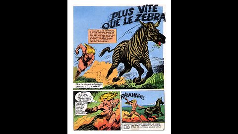 Rahan. Episode thirty two. Faster than the Zebra. by Roger Lecureux. A Puke (TM) Comic.