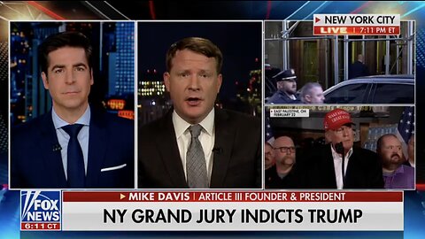 Mike Davis to Jesse Watters on the Trump Indictment: "We're Crossing the Rubicon"