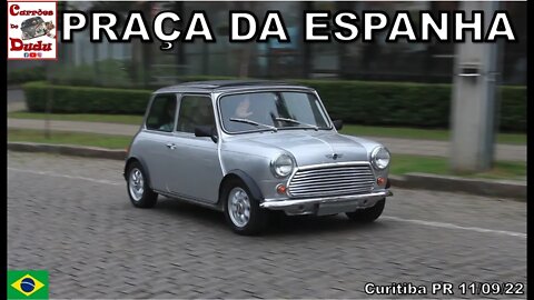 Praça da Espanha 11/09/22 Carrões do Dudu Curitiba Brazil Mini Cooper carro da Rainha Civic Coupe