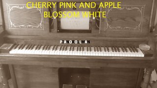 CHERRY PINK AND APPLE BLOSSOM WHITE