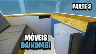 MÓVEL LATERAL e BANCADA da cozinha KOMBI Home | Parte 2