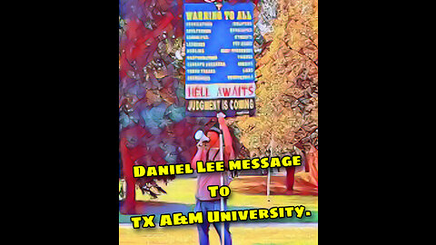 Daniel Lee has a message for Texas A&M Univ.