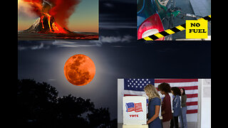 Blood moon during elections, volcano alert and diesel shortages
