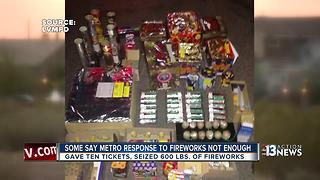 Las Vegas police, public disagree over success of fireworks crackdown