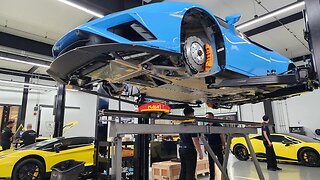 Lamborghini Huracan accident body measuring with Naja 3D