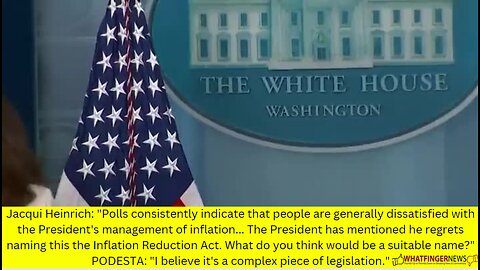 Jacqui Heinrich: Polls consistently indicate that people are generally dissatisfied
