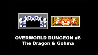Legend of Zelda (NES) OverWorld Dungeon 6 Complete Walkthrough Guide: The Dragon & Gohma
