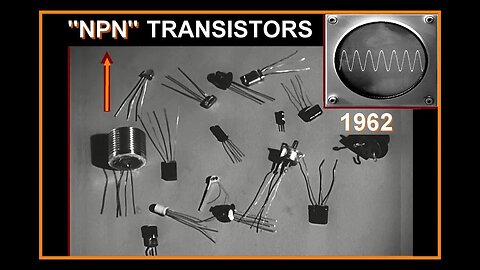 1962 "TRANSISTORS" - How NPN Transistors Function, training film; electronics; circuits (HD)
