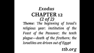 Exodus Chapter 12 (Bible Study) (2 of 2)