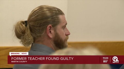 Former Stuart math teacher guilty of sexual battery