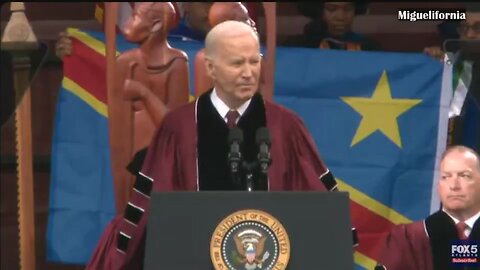 Biden At Morehouse College Tells Black Students They're Victims And America Hates Them