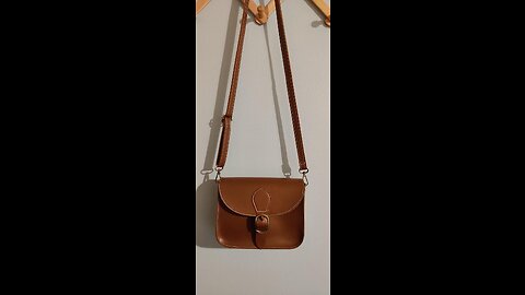Crossbody Saddle Vegan Leather Bag Small Retro Satchel For Women Vintage Simple Handbag Faux Le...