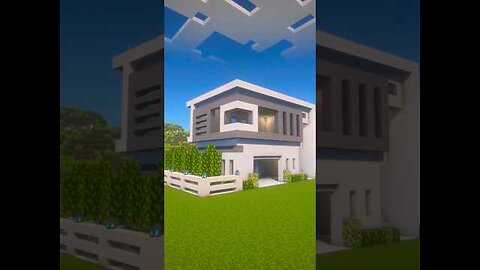 Minecraft modern house