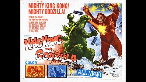 King Kong Vs Godzilla (1962) English Dub release HD