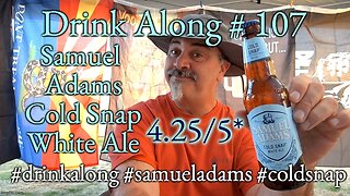 Drink Along w #beerandgear 107: Samuel Adams Cold Snap White Ale 4.25/5*