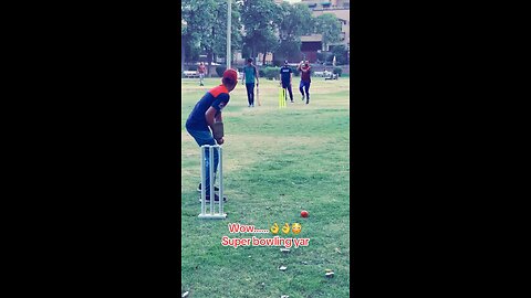 Outswing bowling check kero😳👌