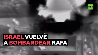 Israel vuelve a bombardear Rafa, en la frontera con Egipto