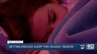 Getting enough sleep this holiday season