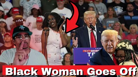 This Black Trump supporter Scorches Kamala Harris at Atlanta rally